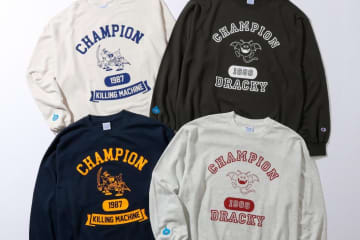 チャンピオン「ドラゴンクエスト」スライム＆ドラキーのプリントスウェットや“ロトの紋章”Tシャツ