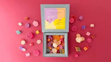 【こうぶつヲカシ】秋限定♡金木犀やコスモスが彩る宝石のような琥珀糖