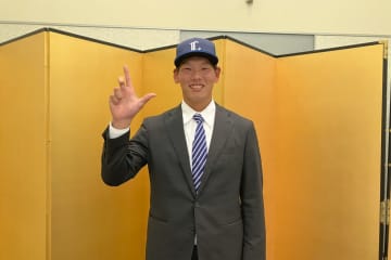 西武、育成7位・安藤銀杜と入団交渉「同期たちに負けないようにしたい」