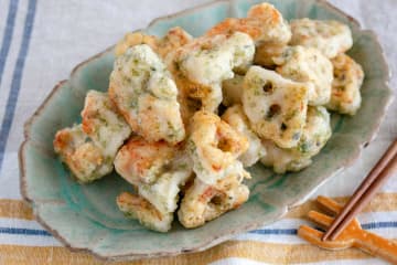 カリッと香ばしい♪「のり塩れんこん＆チキン」の作り方