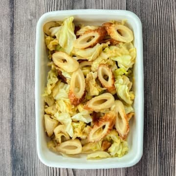 【キャベツ1玉が一瞬で消えた！】「コスパ最強すぎる」「毎週作り置きしてます！」キャベツとちくわのみそ炒めレシピ