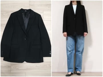 【ユニクロ】9990円→7990円に値下げで買い！ 1枚あると便利な「黒ジャケット」着用レビュー