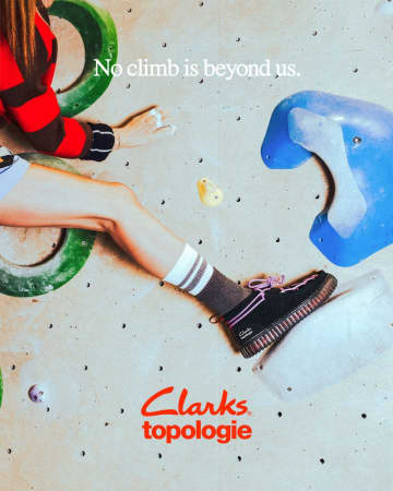 【都会とクライミングの融合】クラークス名作「トーヒル ハイ」がトポロジーと異色のコラボ！3種のシューレース付きで11/12発売！