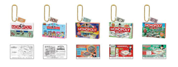 ボードゲーム「モノポリー」のミニチュアがガチャで登場！「ハローキティ モノポリー ジュニア」など全5種がラインナップ