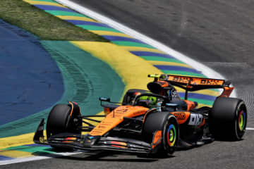 マクラーレン勢が他を引き離しトップ。ホームレースの新人ボルトレート5番手、角田は序盤にクラッシュ／F1サンパウロGP FP1