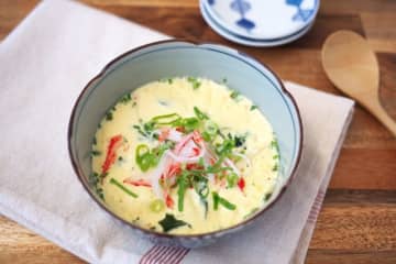 レンジでとろ～り！簡単「茶碗蒸し」朝ごはんレシピ3選