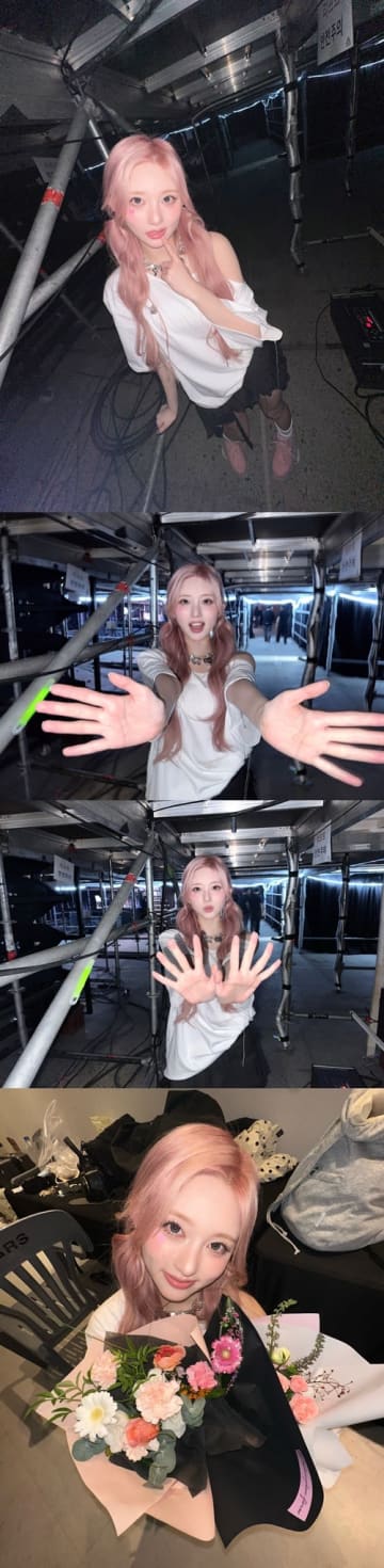 IVE・ガウル、“ツインテール×舌ペロ”SHOTに反響続々！「可愛さ限界突破」「反則です…」【PHOTO】