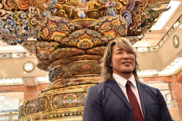 【新日本】棚橋弘至、“天女像”の前で語る引退への決意「プロレスのキャリアの中で身につけた技術、技、思い、全部出したい」