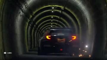 ラリージャパン、名物トンネルで“火花散る”衝撃光景 日本人ドライバーが「攻めてるね」国内外も注目