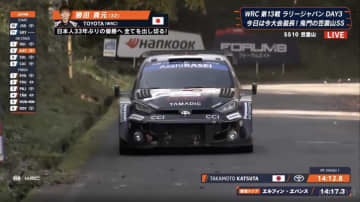 ラリージャパンで「溝落とし」 勝田貴元、“オジエ超え”アタックに称賛の声 地元で3年ぶり2度目の表彰台…33年ぶり日本人Vへ熱い反響