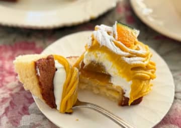 なめらかなのに濃厚！秋にぴったり「かぼちゃチーズモンブラン」