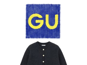 今年は黒より断然“ネイビー”！【GU】40・50代のキレイ見え♡ 「ツイード風カーデ」