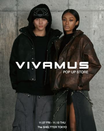 アーティストhibikiディレクション！D2Cブランド『VIVAMUS』が「オモカド」にPOP UPストアを限定オープン！デニム、限定ノベルティ、本人に会えるチャンスも！