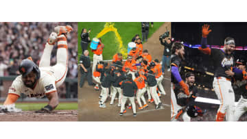 【MLB】今季のジャイアンツは鳥肌もののサヨナラ勝ちが目白押し　まさかの投ゴロで、ランニングホームランで、ドジャースからの延長満塁弾も