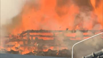 住宅など6棟が燃える火事で焼け跡から1人の遺体発見…住人の次男と連絡取れず身元の特定急ぐ　熊本・八代市