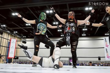 【スターダム】謎のマスクタッグがリーグ戦初白星奪取「あたらしいにほんごほしい」