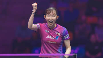【卓球】早田ひなが4強入り　世界19位A.ディアスを4-1で撃破　張本美和、伊藤美誠も準々決勝へ