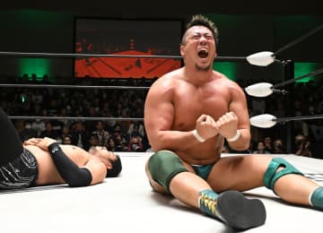 【ノア】稲村愛輝がＫＥＮＴＡ撃破でＧＨＣヘビー初戴冠「アイ・アム・ソー・ハッピー！」