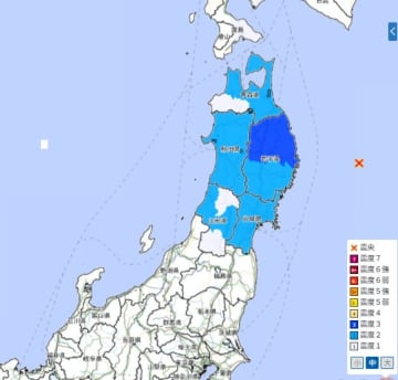 【速報】三陸沖で連続地震　M5.8　今朝、M5以上が3回続く　昨日もM4以上が2回