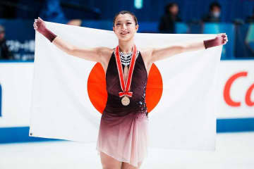 「痛恨ミス」から圧勝の坂本花織　ラストシーズン、台頭の次世代には「あと数か月待って」