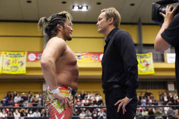 【新日本】オカダ・カズチカ、安城に電撃来場！ 棚橋弘至に衝撃の“引退相手”表明「2026年1月4日、良かったら僕がやりますよ」