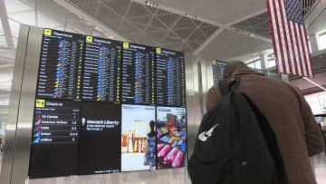 米国内航空便の減便2日目　1460便が欠航に　政府機関閉鎖の影響