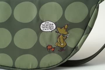 【ムーミン】「スナフキンの刺繍」が大人かわいいショルダーバッグ出た♪これは見た目以上に使いやすいかも！