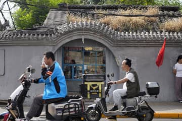 中国の10月物価、0.2％上昇　4カ月ぶりプラス、旅行需要影響