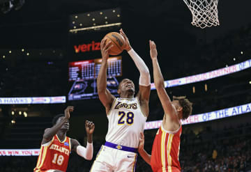 NBA八村、ホークス戦で8得点　レーカーズの連勝5で止まる