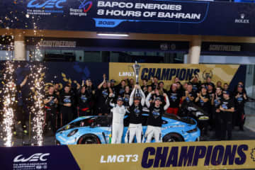 予選17番手からの劇的改善に「驚いた」ハードウィック。見事な挽回でマンタイがLMGT3クラス連覇達成