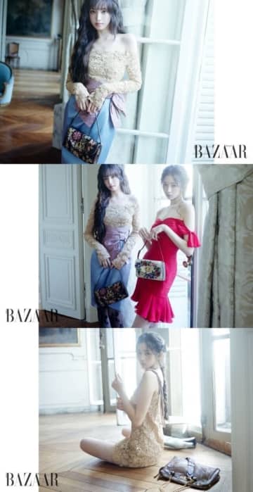 IVE リズ＆レイ、優雅なドレス姿で愛らしい魅力をアピール…最近ハマったアイテムは？（動画あり）