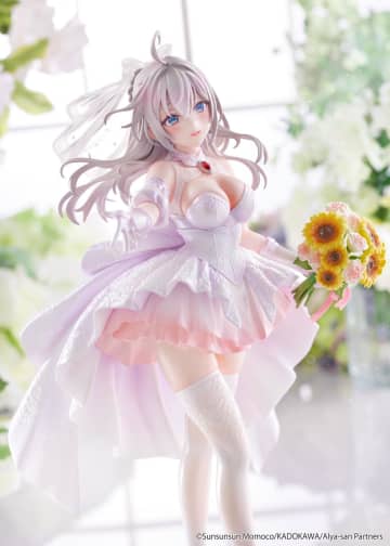 『ロシデレ』アーリャがウェディングドレス姿でフィギュア化！照れ顔も再現できる…新規に衣装制作