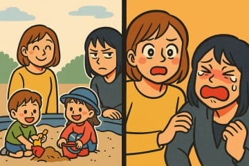 「それ愛想笑いでしょ？嫌な人ね」と嫌味ばかり言うママ友が、翌日泣きながら謝罪。一体何が？【短編小説】