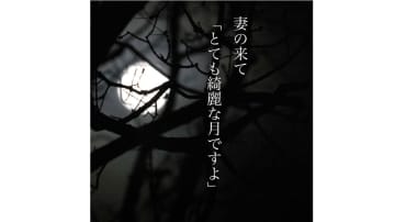 ようこそ写真俳句の世界へ連載⑭ 妻の来て「とても綺麗な月ですよ」