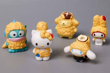 「サンリオキャラクターズ　天麩羅 -tempura-【ガチャ撮り下ろし】衣を纏ったキティたちが登場!?寿司に続く新たなシリーズが爆誕