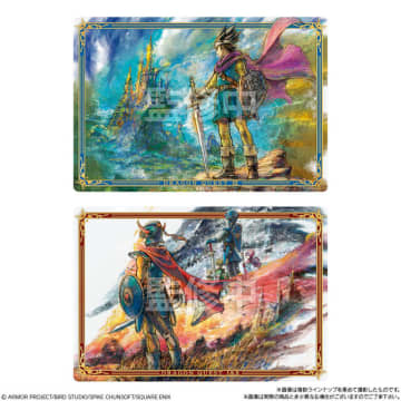 HD-2D版『ドラクエ』ロト三部作ウエハースがローソンで先行販売!限定描き下ろしに加えて、レアカードは箔押し仕様