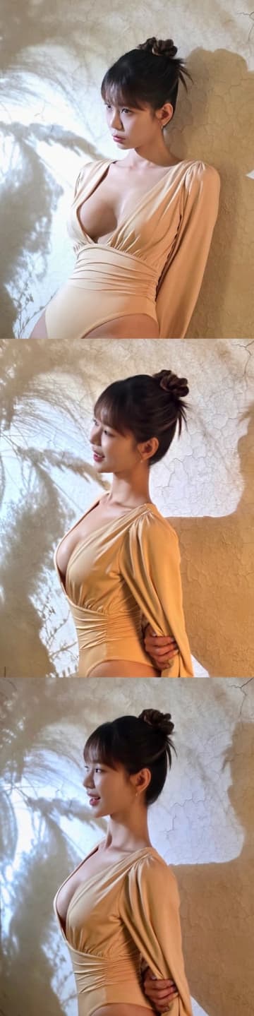 圧倒的なボリューム感…韓国で“最もグラマラスな女芸人”メン・スンジ、視線を圧倒する大胆ポーズで話題【PHOTO】