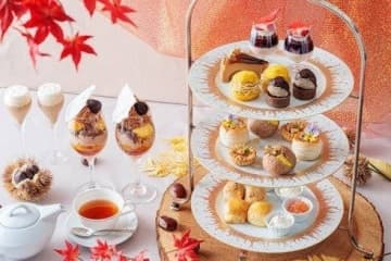 グランドプリンスホテル大阪ベイ、和栗やフランス産マロンを使用したアフタヌーンティーを提供　11月30日まで