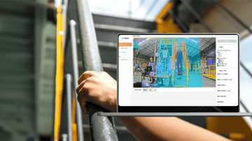 「不安全な行動」を防止する階段昇降安全AIカメラ