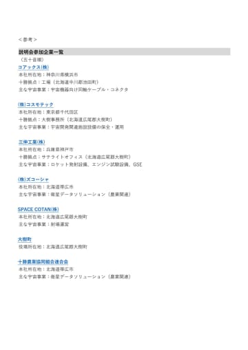 経済産業省北海道経済産業局、十勝発 宇宙関連施設バスツアー＆企業説明会を開催 ～液化バイオメタン製造プラント・北海道スペースポートを見学～