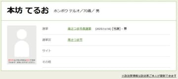 9日告示の南さつま市長選挙｜現職の本坊輝雄氏が無投票で当選　鹿児島県