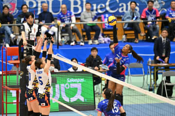 SVリーグ女子　PFUが東レ滋賀に連勝　A山形と岡山はともに今季初勝利