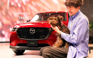 マツダ、愛犬と一緒に楽しめる「ドッグカフェ」開催 事前予約で「CX-80」も試乗可能