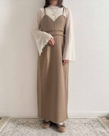 【しまむらの淡色】にとにかく可愛い！ 楽ちんオシャレが叶う♡「キャミワンピ」