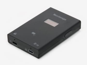 Nextorage、セキュリティ機能搭載で健康状態も表示できるタフネスSSD