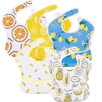 使い捨てタイプから、洗い替え用のセット販売も！【赤ちゃん用お食事エプロン】がAmazonでタイムセール中♡