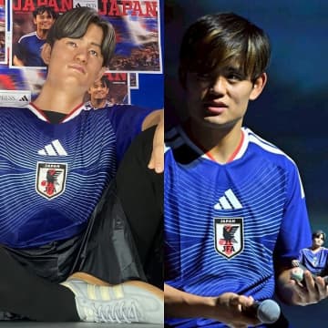 森保Jエースが東京ど真ん中で強烈インパクト！本人も驚愕「先ほど渋谷に行ってきました。デカすぎて。窮屈そうにしてましたね」