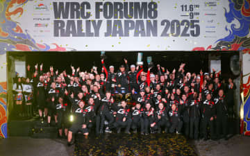 トヨタ、オジエ選手がWRCラリージャパン初優勝 トヨタは1-2-3フィニッシュ
