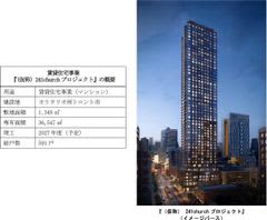 当社初のカナダにおける賃貸マンション開発事業『（仮称）241churchプロジェクト』に参画します～53階建て総戸数591戸の高層賃貸マンションを建設します～
