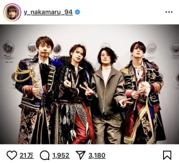 KAT-TUN、赤西仁と感動的な4ショット　ラストライブのバックステージ写真を続々投稿「もう一生見れないと思ってた」